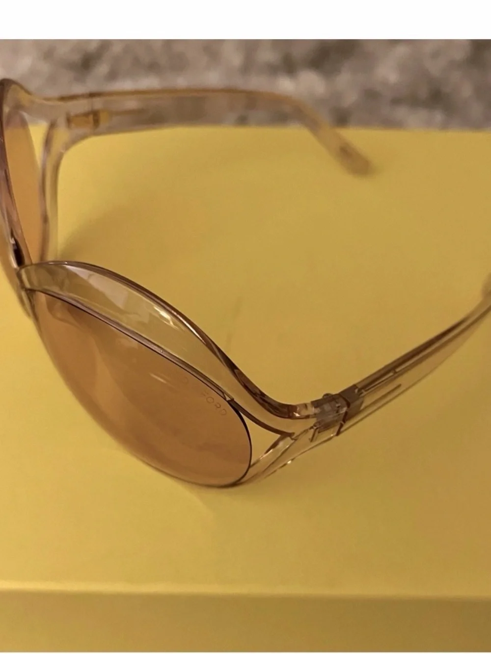 Authentic Tom Ford Carine Pink Sunglasses - Butterfly UV Protection